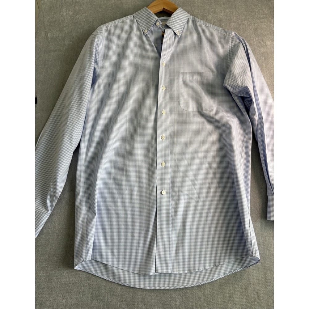 Gold Label Roundtree and Yorke Fitted Men's Long Sleeve Button Down 15 1/2 34